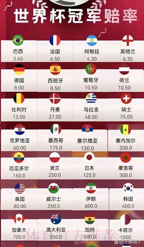 2026年世界杯夺冠热门队伍投注赔率深度解析