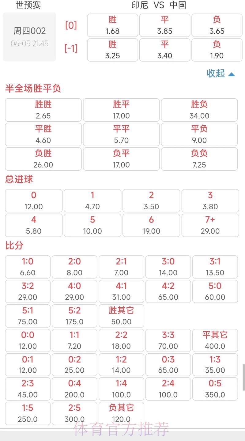 世界杯预选赛深度解析：专家预测与赔率全面解读